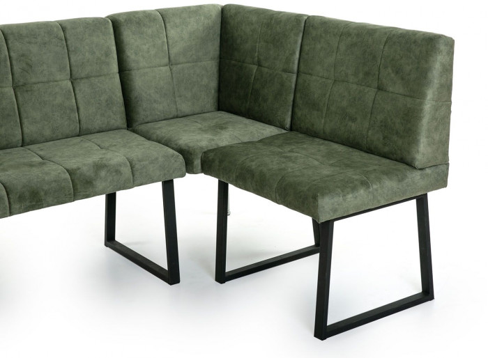 Модульный угловой диван Реал Мохито/Черный муар