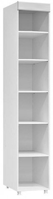 Стеллаж Италия ИТ-41 гл. 560 белое дерево