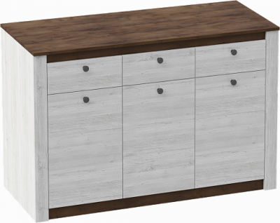 Даллас Тумба 3 дв. 3 ящ.