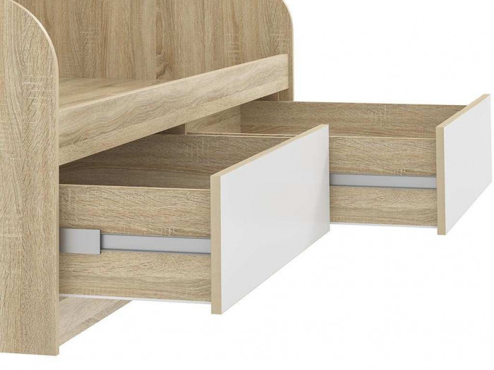 Детская Фанк 5 дуб Сонома/белый