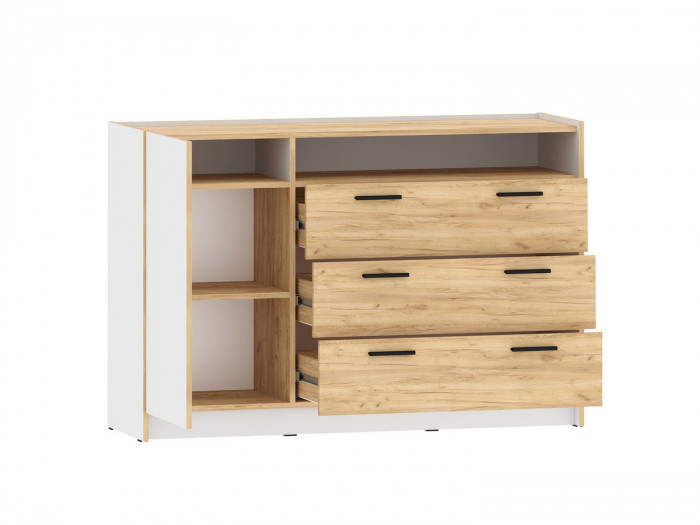 Спальня Оттавия 1 Белый/Дуб золотой