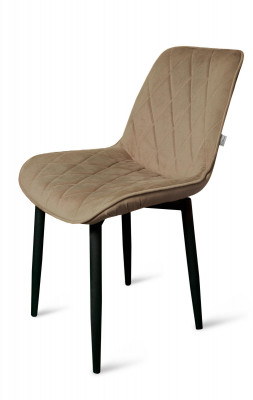 Стул &quot;Оскар&quot; черный матовый Томми 03 капучино