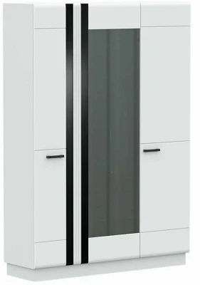 Магнолия Шкаф 3-х створчатый, белый глянец