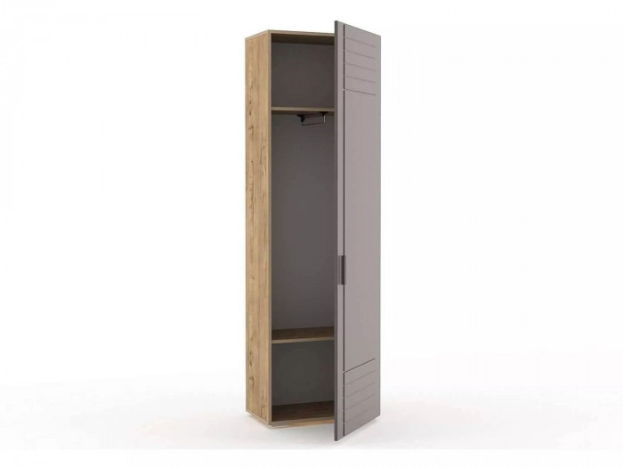 НМ 013.16 Шкаф для одежды Livorno /дуб бунратти / софт графит