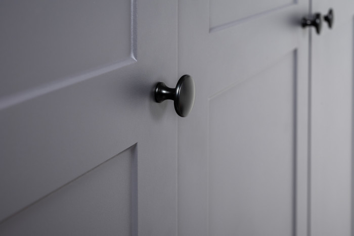 Остин Прихожая 04, серый графит/дуб крафт золотой