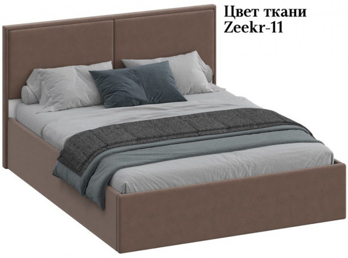 Кровать 160 с подъемным механизмом КРП-430-М-16, Микровелюр Zeekr-11