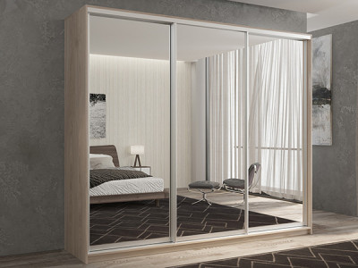 Шкаф-купе Кааппи 1 Кастелло Серый 180х60х230 см