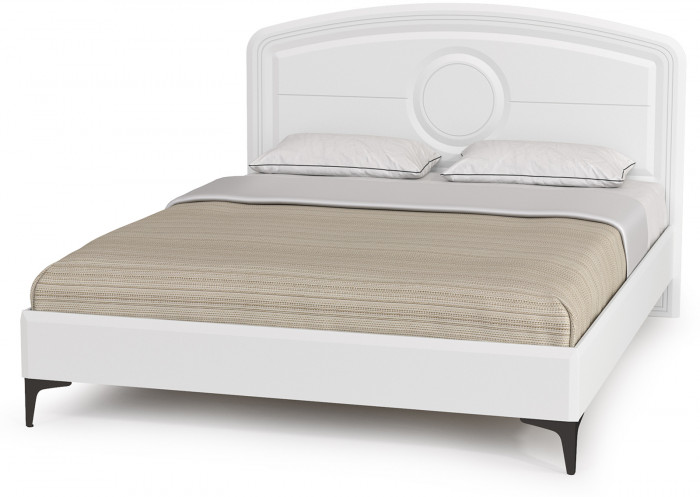 Валенсия Спальня № 17, цвет ЛДСП белый шагрень/МДФ белый шагрень, ортопед есть, сп. м. 1600х2000 мм., б/м