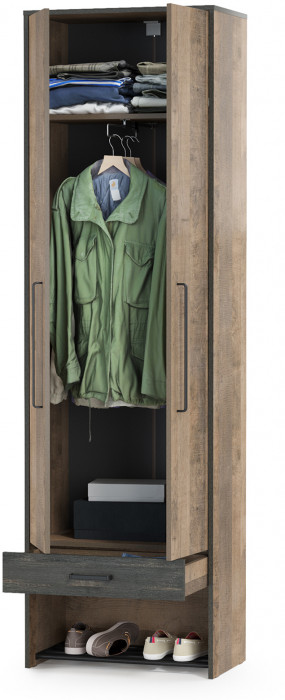 Трувор 13.328.02 Шкаф для одежды, дуб гранж песочный/интра