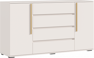 Норд Комод 2 двери 4 ящика (1600), Кашемир (золото)