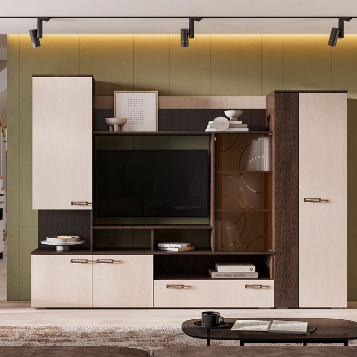 Гостиная Сиенна ЛДСП венге/дуб белфорт