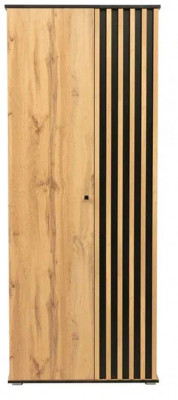 Шкаф для одежды Либерти 51.01 (опора h20) Дуб вотан/Черный