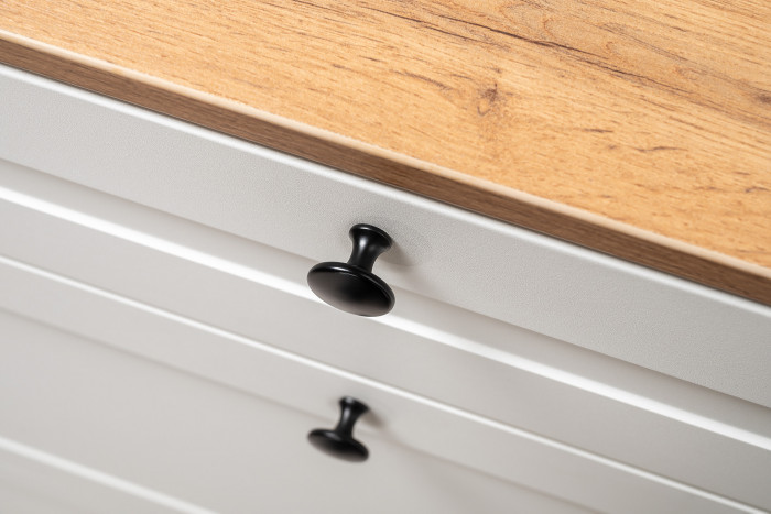 Остин 16.221 Комод + 16.121 Тумба для обуви + 13.257 Тумба, цвет белый шагрень/дуб крафт золотой, ШхГхВ 280х41,9х99,3 см.