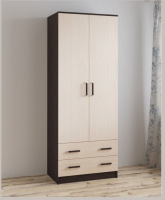 Шкаф комбинированный Лагуна 800 венге/дуб молочный
