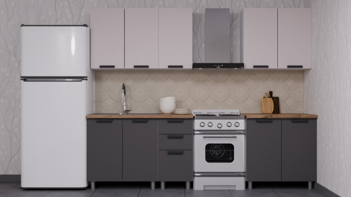 МК Аленушка ПД 600 Лаванда Сталь, скоба черный