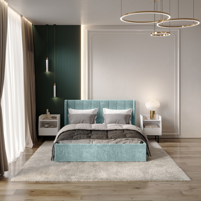 Кровать с подъемным механизмом Версаль КР-18 (1,6м), Шарли бриз