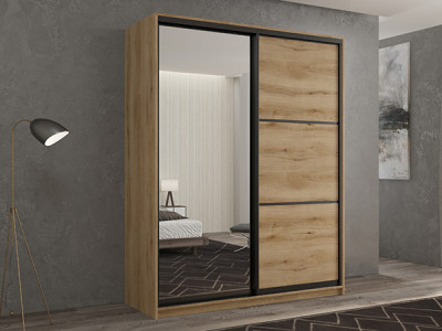 Шкаф-купе Кааппи 2 Эвок Прибрежный 160х45х230 см