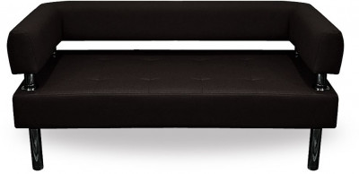 Диван Бизнес 200, экокожа, черный