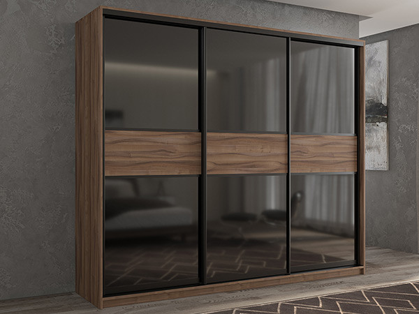 Шкаф-купе Кааппи 12 Орех Тьеполло 240х60х230 см