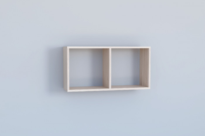 Набор полок №4 Бриз МДФ, Ясень светлый