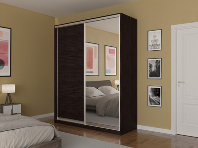 Шкаф-купе Лаурус 2 Венге 200х45х220 см