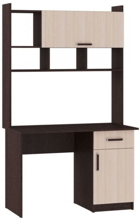 Компьютерный стол Квартет-10 венге/дуб молочный