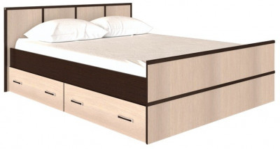 Кровать с проложками ДСП Сакура ЛИТ 160х200