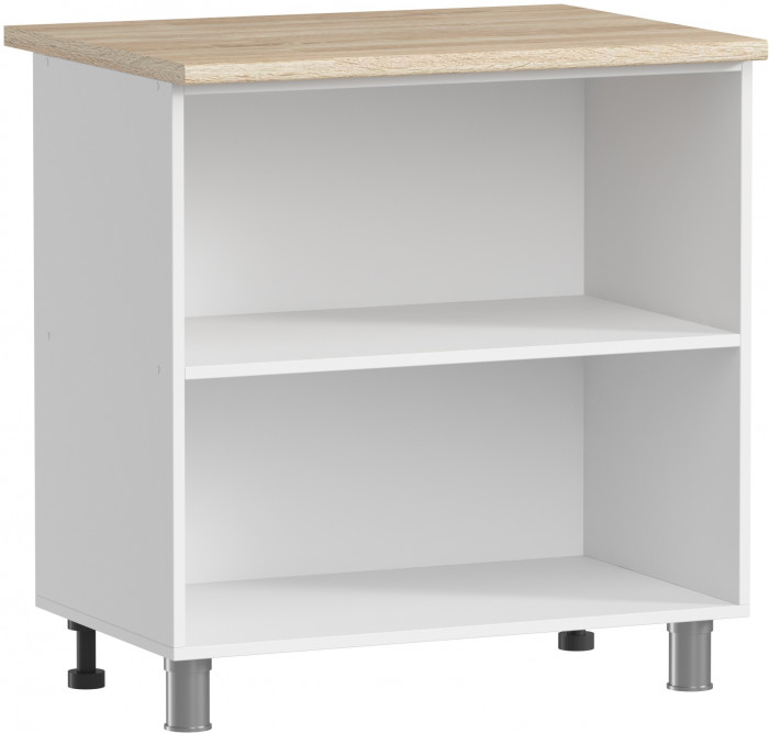 МК Аленушка Н 800 Лаванда Молочный, скоба черный (без столешницы)