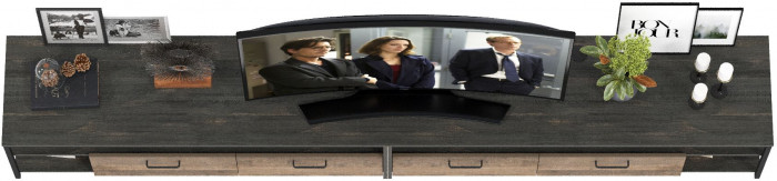 Трувор 13.70 Тумба под ТВ + 13.70 Тумба под ТВ, дуб гранж песочный/интра