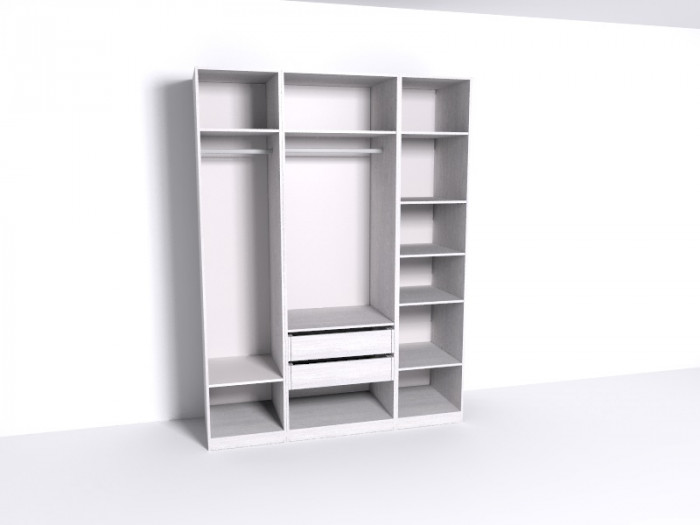 Гардеробная Рум. Комплект 4.2, ясень анкор светлый