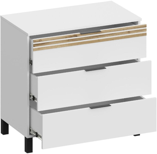 Модульная спальня Нао, набор №1, Дуб вотан (Профиль МДФ Дуб вотан)