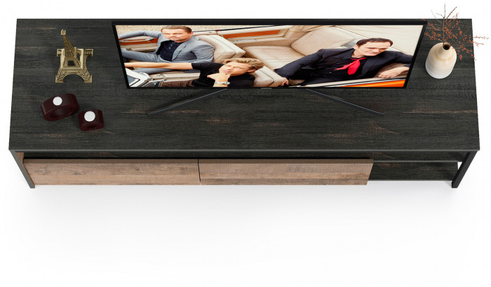 Трувор 13.70 Тумба под ТВ, дуб гранж песочный/интра