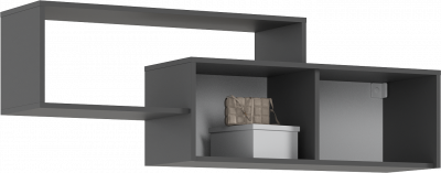 Норд Полка 2-х ярусная (Графит, Графит)