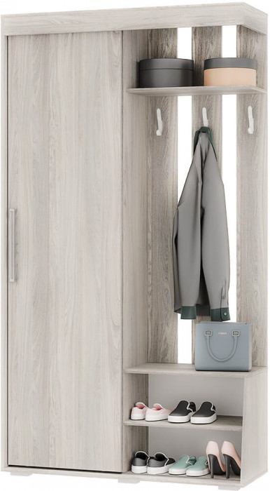 Прихожая "Зара" ПР-01 ясень белый