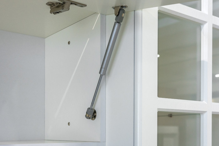 Ливерпуль Набор мебели 4, цвет ясень ваниль/белый, ШхГхВ 340х49,3х220,3 см.(без учёта карниза), ниша для тв 140х49х90 см., универсальная сборка