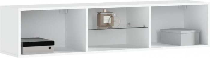 Норд Модульная Гостиная, вариант №1, Белый глянец/Белый