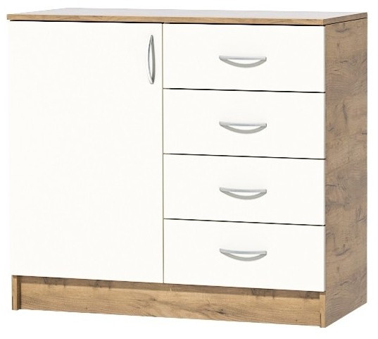 Модульная спальня Кэт-7 (композиция 6) (Крафт золотой / Миндаль)