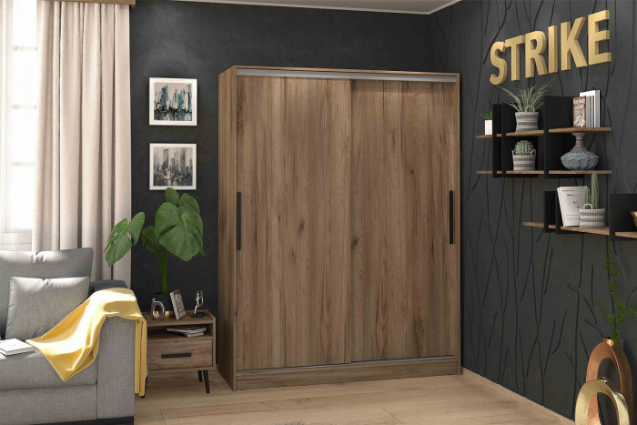 Шкаф-купе Strike 1600 Дуб табачный Craft