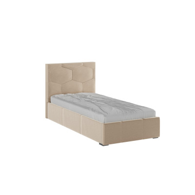 Манука Кровать интерьерная 900 бежевый, ортопед