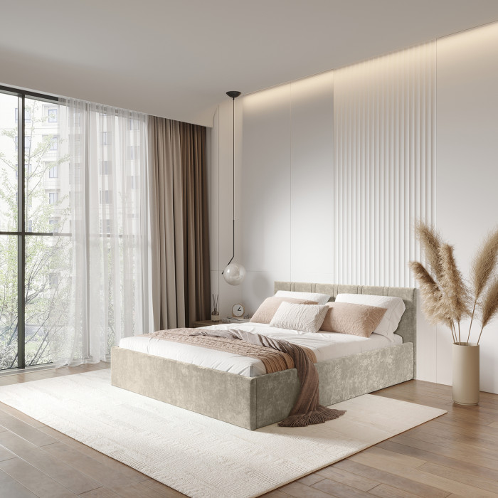 Кровать с подъемным механизмом Ника КР-13 140х200, Мокко