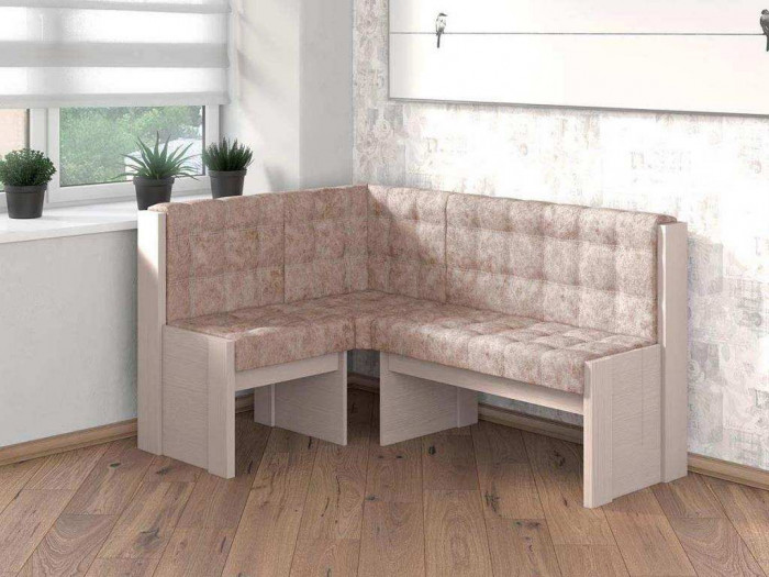 Угловая скамья Квадро Бодега/Латте