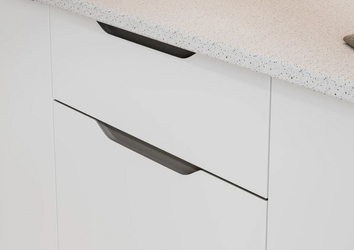 кухня Кайли 1,8м белый/белый