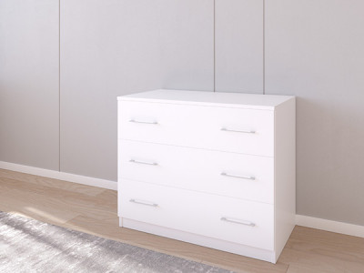 Комод 01/23 90х50х75 Белый/Белый