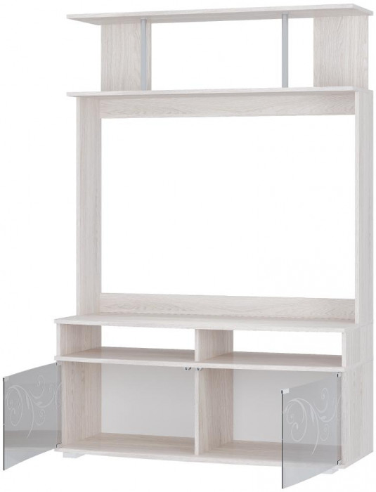 Гостиная модульная Флоренция, Ясень белый. Комплект 1