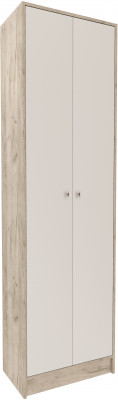 Шкаф 2-х створчатый ЯПШ-1 Ямайка, Крафт серый/Кашемир