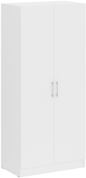 Спальня Стандарт 2-1200, цвет белый, ШхГхВ 123,5х203,5х70 + 171,2х81,2х200 см., сп.м. 1200х2000 мм., без матраса, основание есть