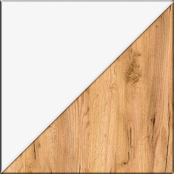 Остин 13.224 Шкаф 2 шт., цвет белый шагрень/дуб крафт золотой, ШхГхВ 160х54,3х229,6 см.