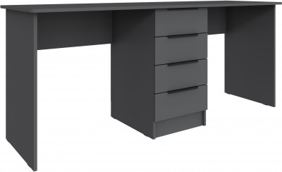 Стол письменный для двоих Мадрид (1,8), Графит серый