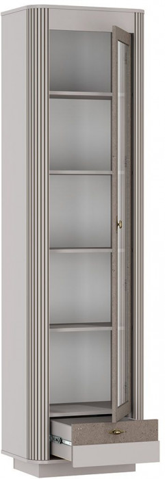 Шкаф-витрина Фантазия 34.06 Кашемир / Кашемир патина