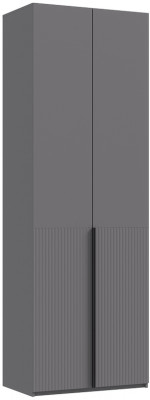 Шкаф 2-х створчатый Марвэл, Графит/Браш графит